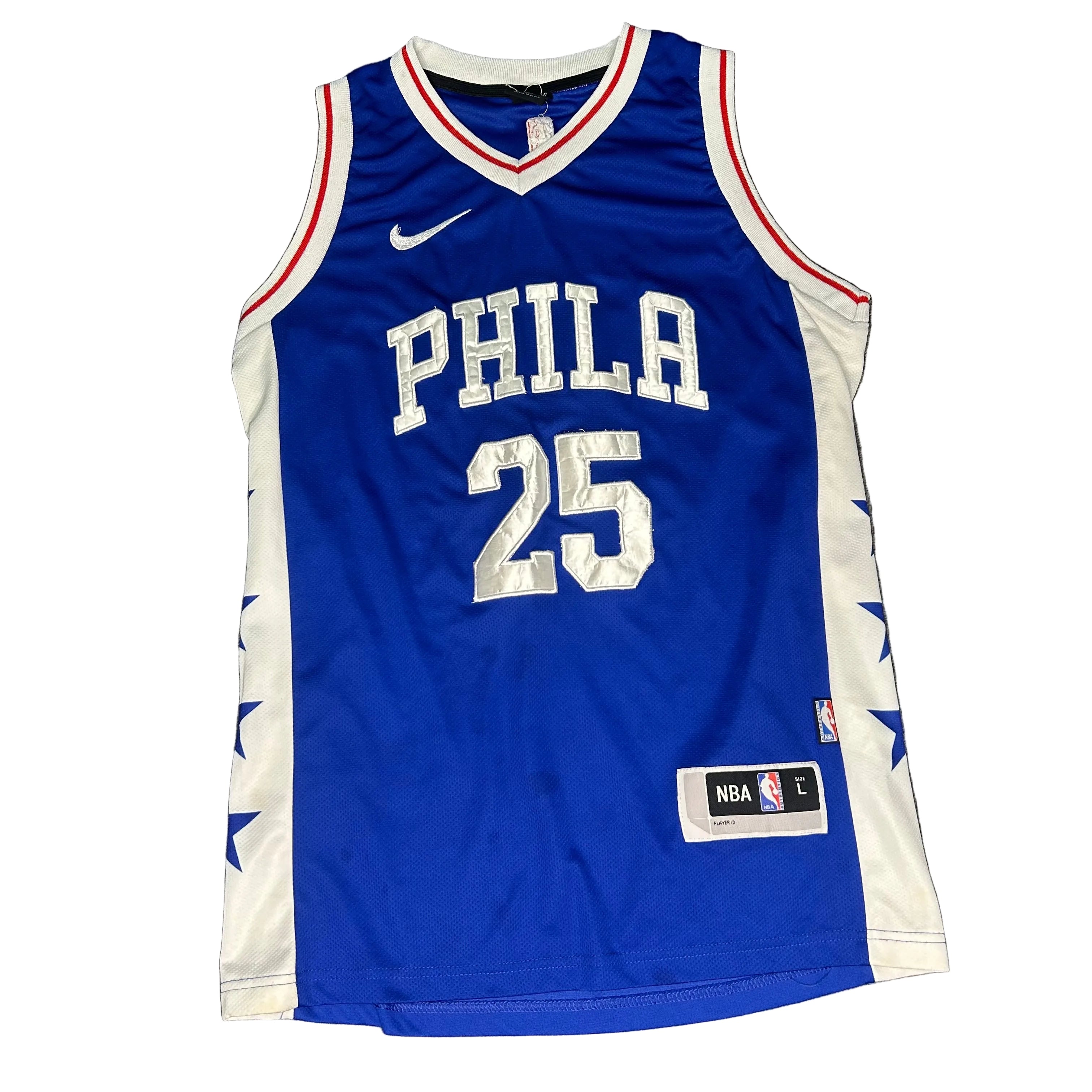 Phila Basketball Jersey Simmons 25