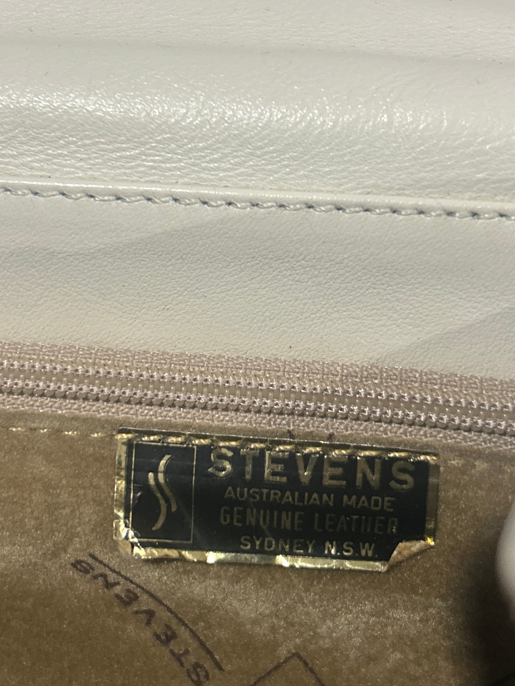 Vintage Clutch Handbag Leather