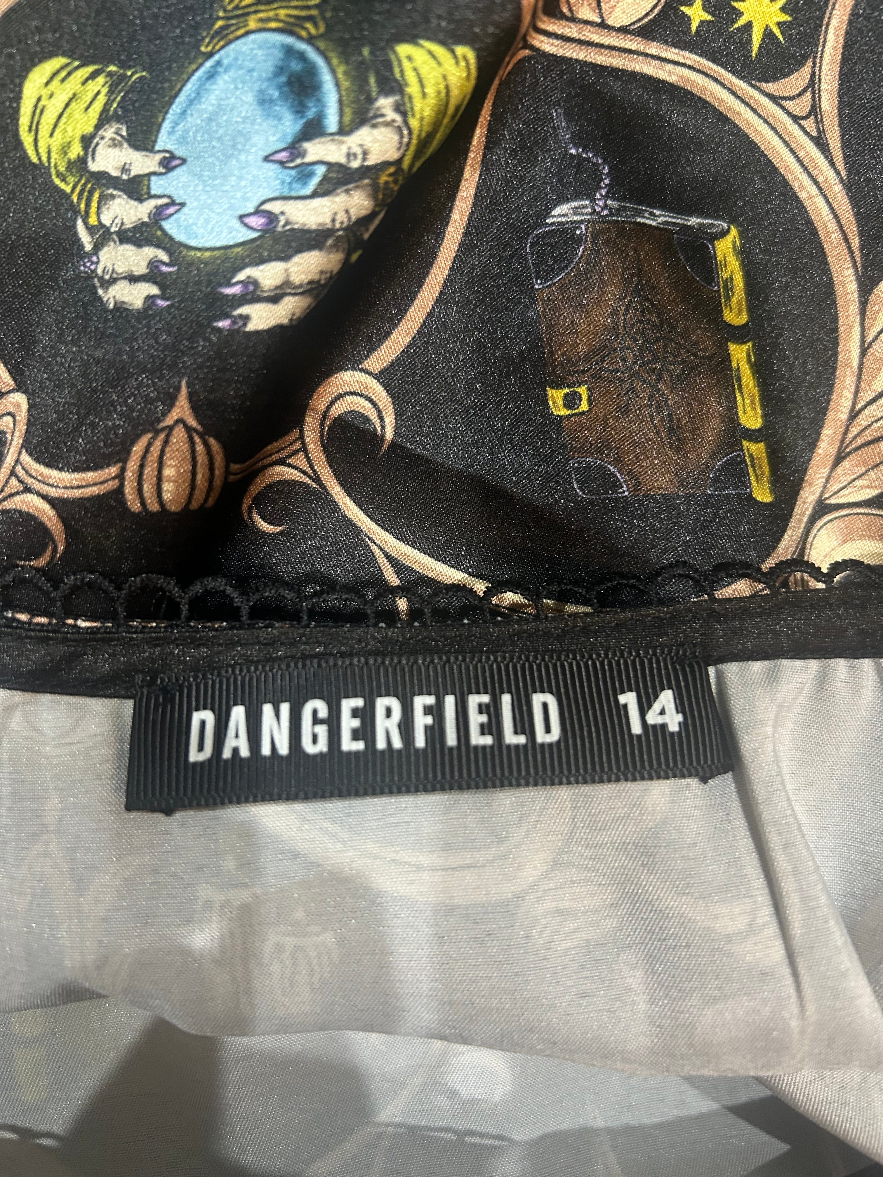 DANGERFIELD Size 14 Magic Potion Midi Skirt