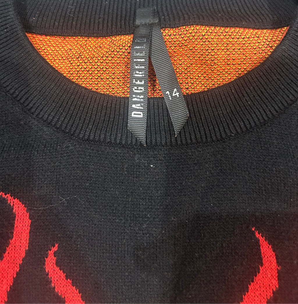 Dangerfield size 14 Flame Top