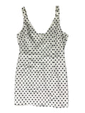 DAZIE Size 16 White Polka Dot Dress
