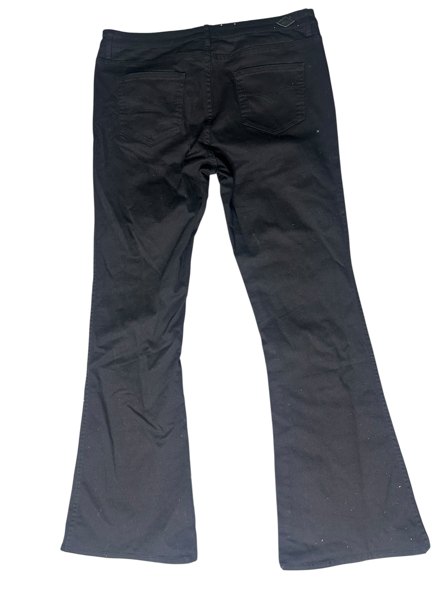 LEE COOPER size 18 Black Fit & Flare Jeans
