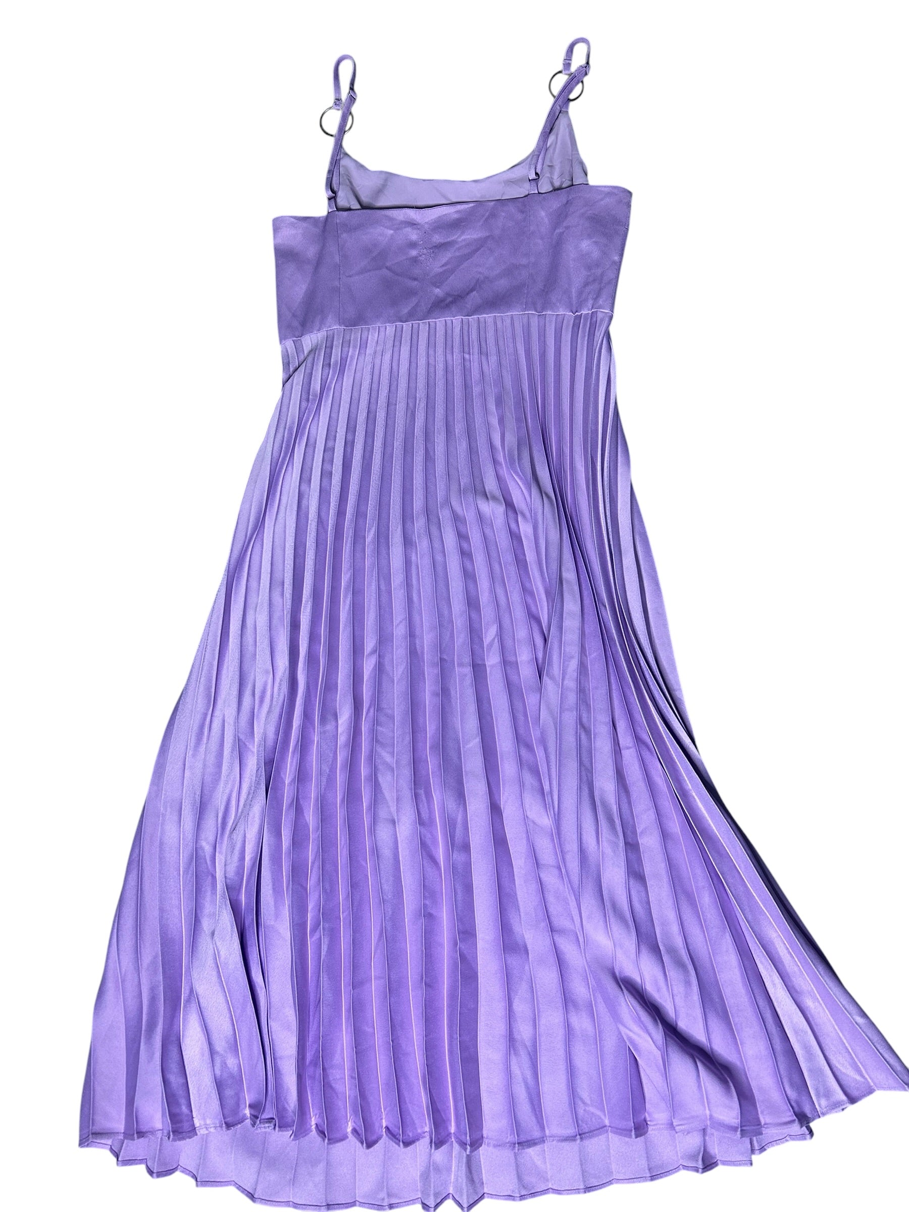 DANGERFIELD Size 12 Purple Pleat Dress