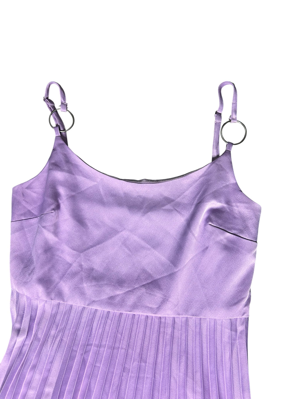 DANGERFIELD Size 12 Purple Pleat Dress